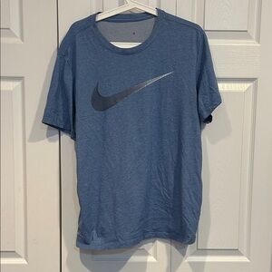 Nike Men's Heathered Blue Short Sleeve Tee